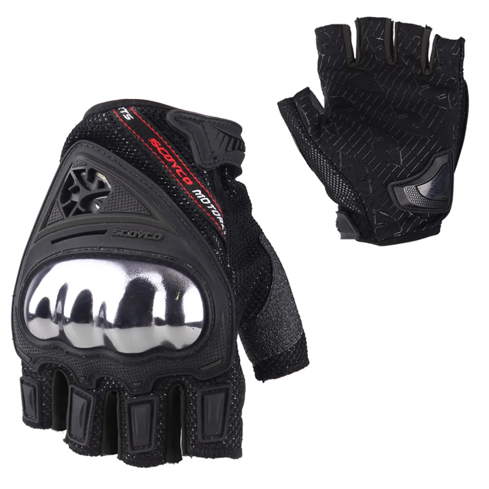 MC44D Black gloves Перчатки SCOYCO moto rcycle дышащие перчатки для грязного велосипеда Guantes de moto защитные перчатки для рук для moto rcycle - Цвет: MC44D Black gloves