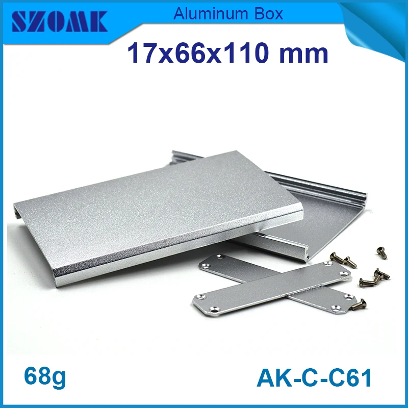 1 шт. бесплатная доставка небольшие алюминиевые корпуса для электроники