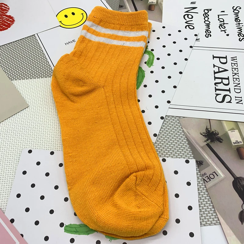 229 Новые модные однотонные полосатые хлопковые носки женские летние короткие носки тапочки женские повседневные Мягкие носки - Цвет: 229