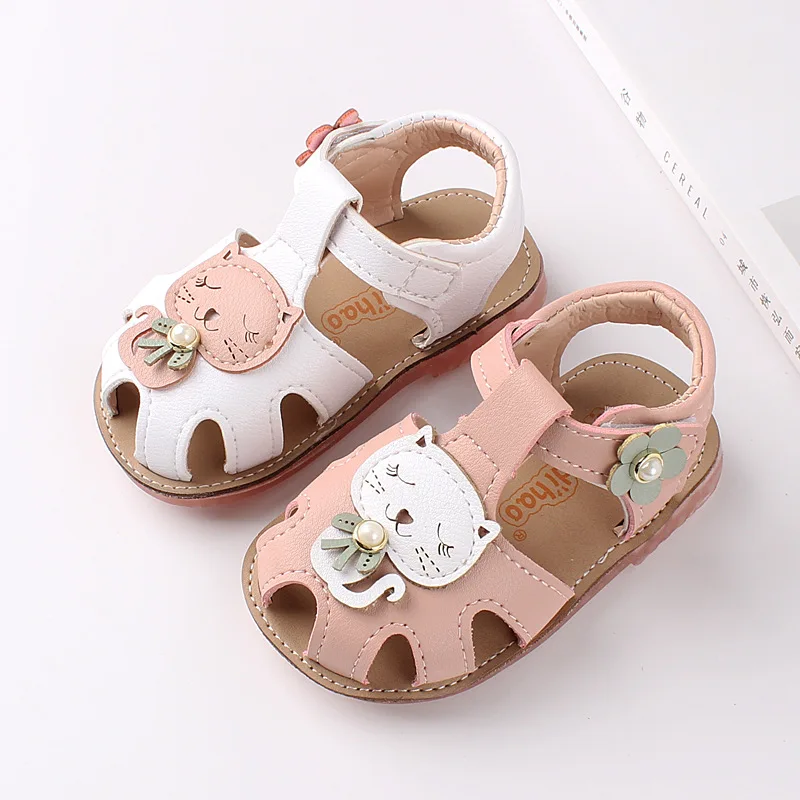 Летняя детская обувь детские сандалии для девочек с героями мультфильмов