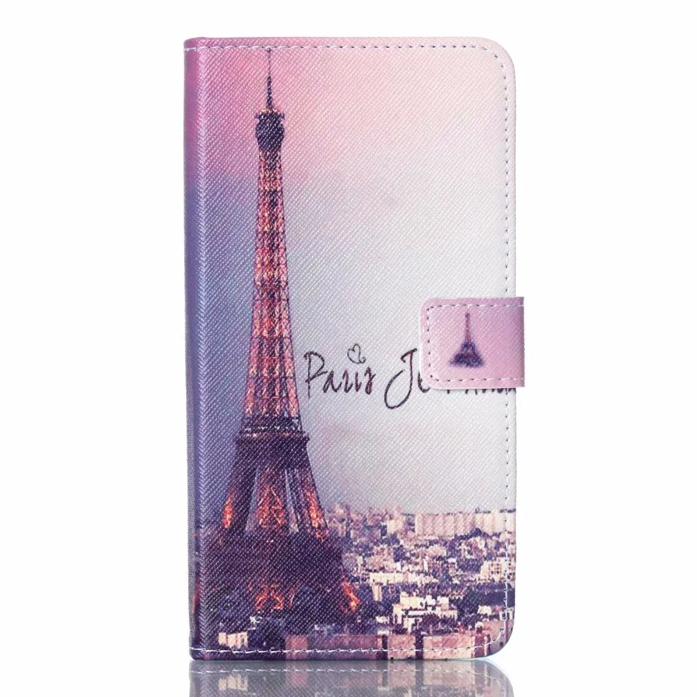 100 шт./лот роскошные красочные картины цветок улыбкой глаза Pu кожаный бумажник