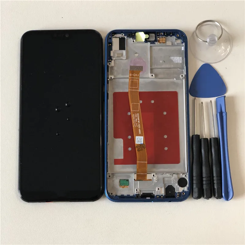 M& Sen для huawei P20 Lite/Nova 3E ЖК-экран+ сенсорная панель дигитайзер с рамкой+ светильник приближения сенсор гибкий кабель