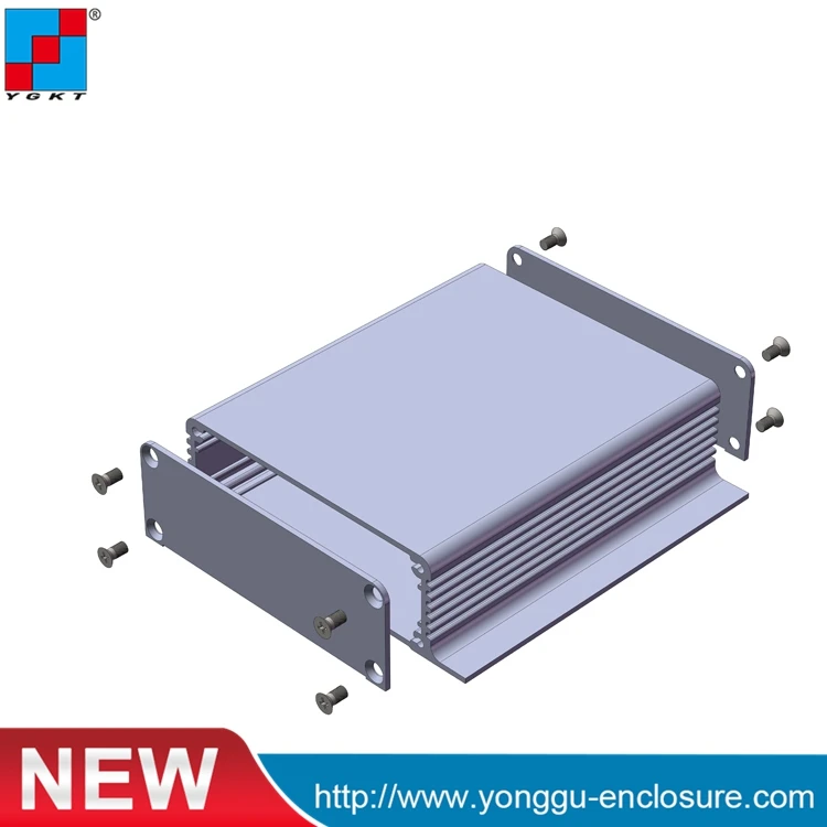 Коробка YGKT алюминиевая черная 104x28x95 мм Лидер продаж для электронного блока