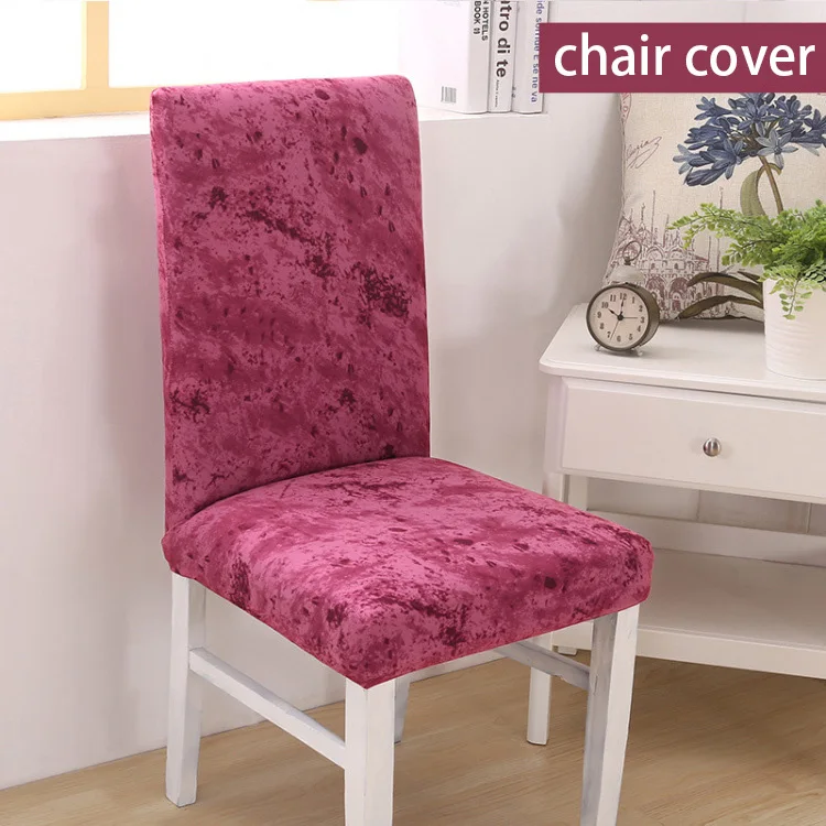 chair cover 17 Накидка на стул из спандекса Housse De Chaise Coprisedie чехлы для стульев обеденные Fundas Sillas Comedor superno Capa De Cadeira Funda Sillon - Цвет: chair cover 17