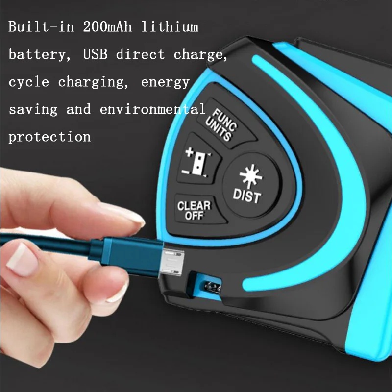 Цифровой лазерный дальномер 2 в 1 с ЖК дисплеем и подсветкой|Лазерные дальномеры| |