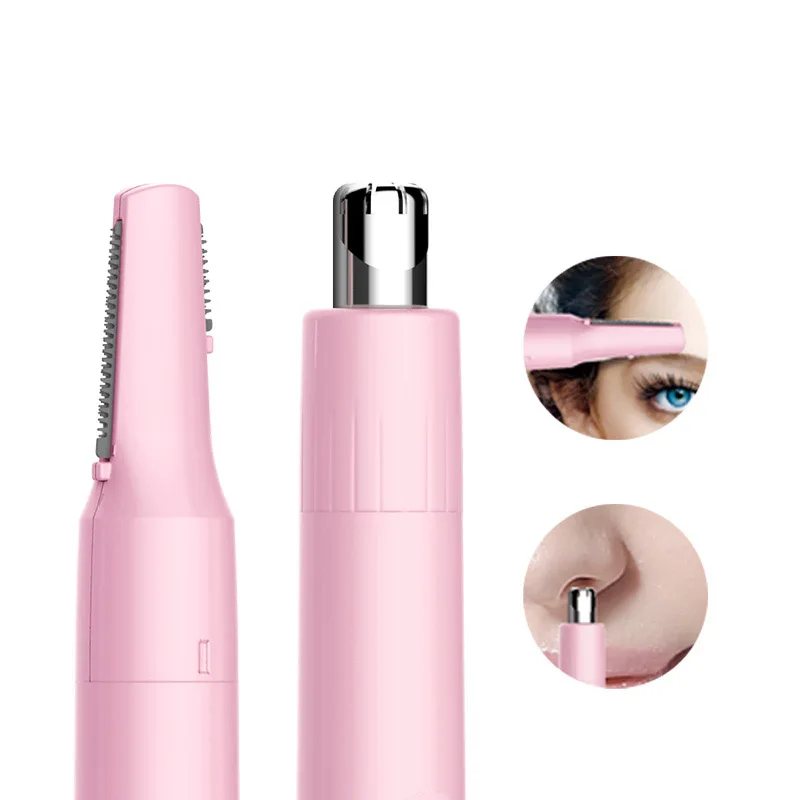 TOUCHBeauty 2 в 1 Для женщин электрический бровей, носа и ушей Триммер, леди бритвы для бикини, лицо, тело, ноги TB-1458