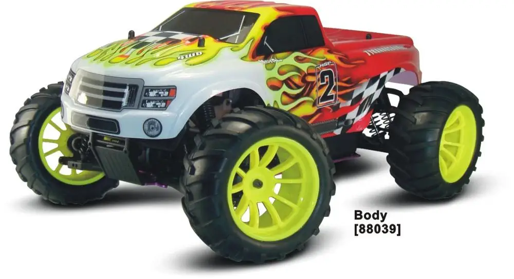88039 RC автомобиль 1/10 автомобиль на радиоуправлении с нитровая сила 4WD внедорожный монстр грузовик 18CXP двигатель(пункт № 94108 - Цвет: 88039