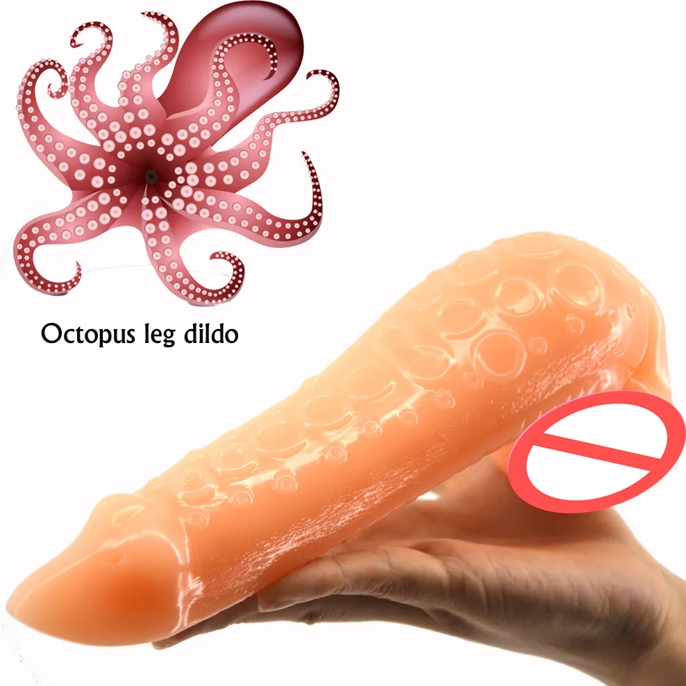 Супер нога осьминога дизайн животных фаллоимитатор Искусственный Дракон пенис