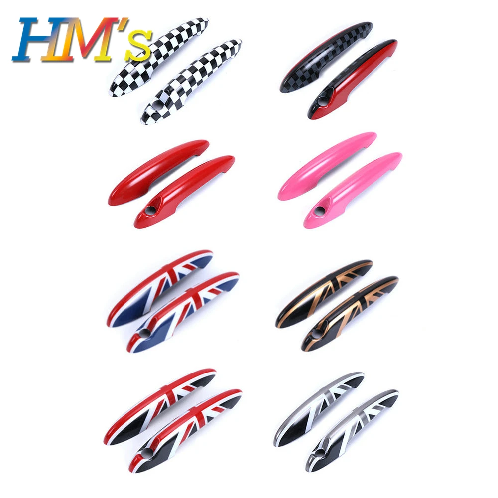 Наклейки для MINI Countryman Clubman, дверные ручки, наклейки для MINI Cooper R55 R56 R57 R58 R59 R60 R61, аксессуары для стайлинга автомобилей