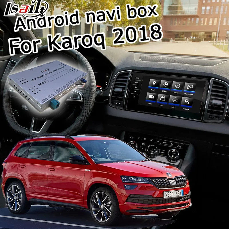Интерфейс Android / carplay для Skoda Karoq Kodiaq MIB MIB2 discover pro 6 5 8 9 2 &quotвидеоинтерфейс android от