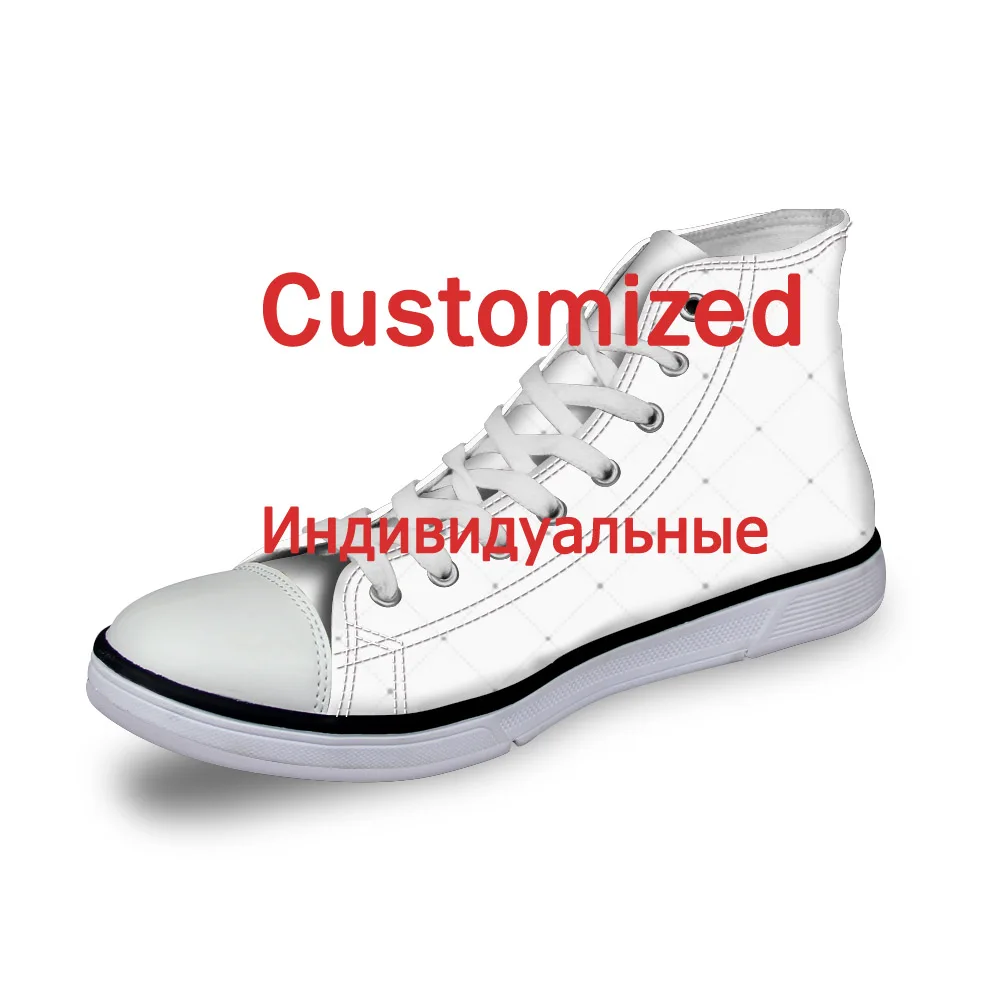 Мужские парусиновые туфли с принтом Классическая Вулканизированная подошва