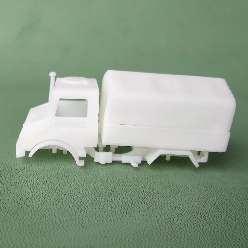 Dasmikro Das87 Das87E02 HO весы 1/87 4WD Unimog грузовик DIY Kit с белым корпусом