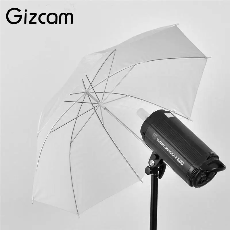 Зонт для студийной фотосъемки Gizcam 33 &quot83 см белая лампа аксессуары фотостудии