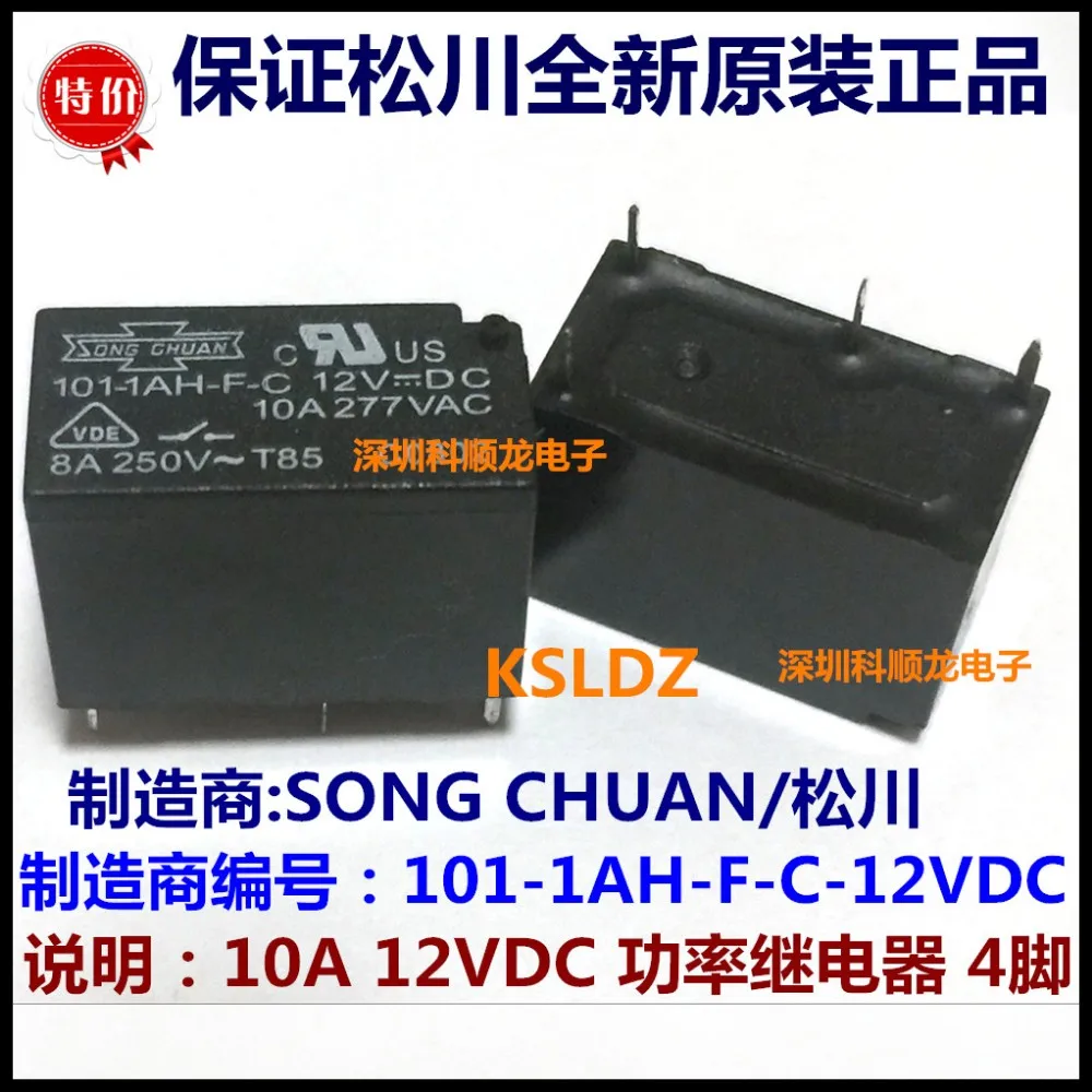 100% оригинальная новая песня CHUAN 101N 1AH F S 12VDC DC12V 101 C 1ah c dc12v 4 контакта 10A реле