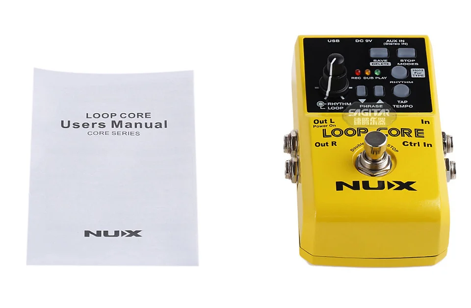 NUX петля ядро электрогитары педаль Effect Looper 6 часов записи прочная педаль эффектов Компактный мощный аксессуары для гитары