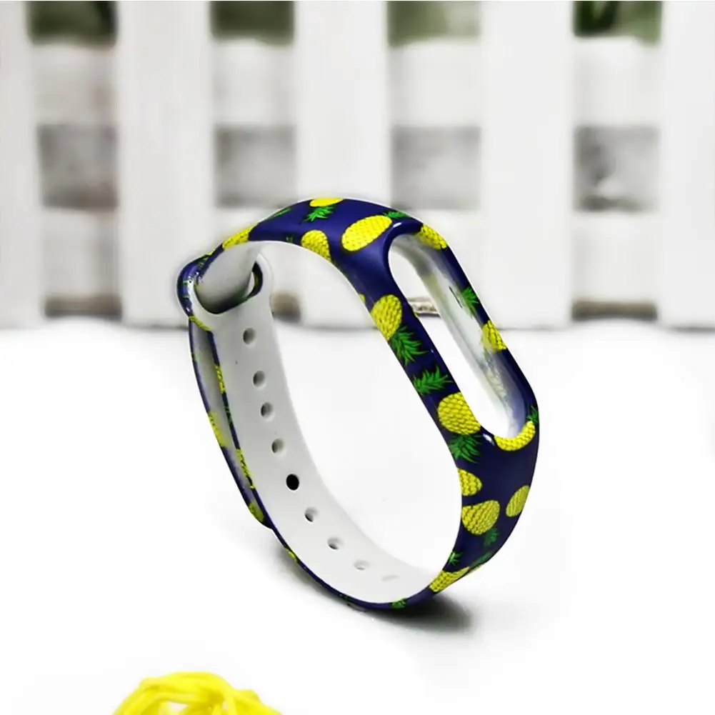 Цветной силиконовый экологичный ремешок для Mi Band 2 Сменные аксессуары | Наручные