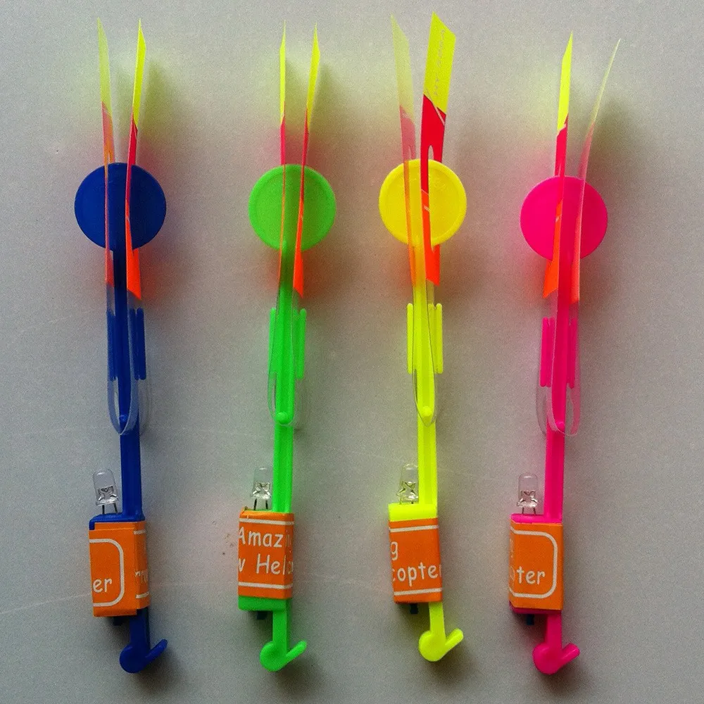 (300 pieces/lot) Double Flash Copter Christmas Gift LED Arrow Flare Glow Amazing Helicopter flying arrow disk | Дом и сад