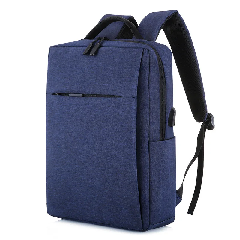 Мужской/женский рюкзак с USB-зарядкой серый/черный/синий/темно-серый Рюкзак для