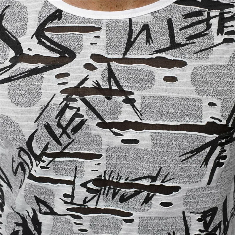 2019 Новинка Лидер продаж Camo сращивания футболка Для мужчин моды хип-хоп футболки с