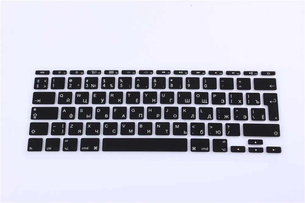 Мягкая силиконовая защитная клавиатура с буквами алфавита для apple MacBook Air 11 6 дюйма