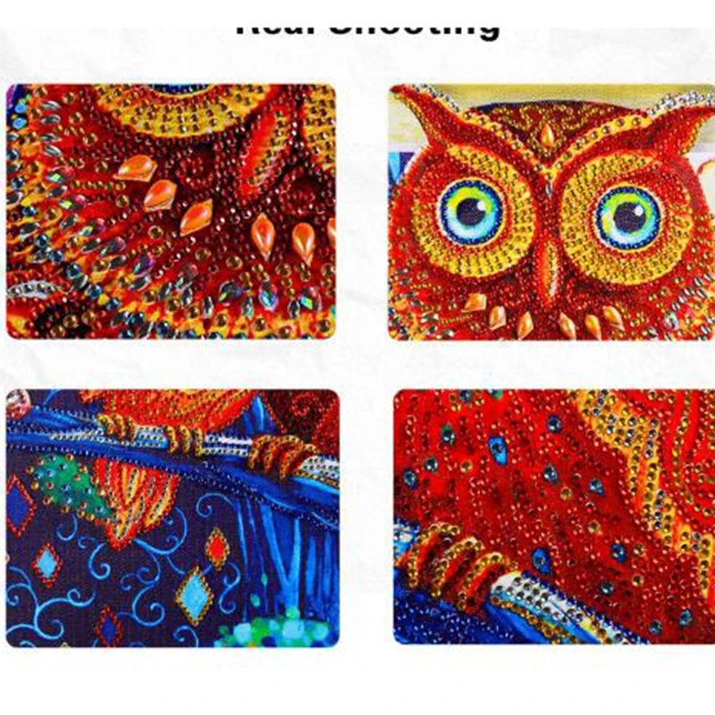 Special Shape Diamond Painting Owl Embroidery Full Kit Sale Picture Of Rhinestone Diy Daimond Mosaic Cross Stitch gift | Дом и сад