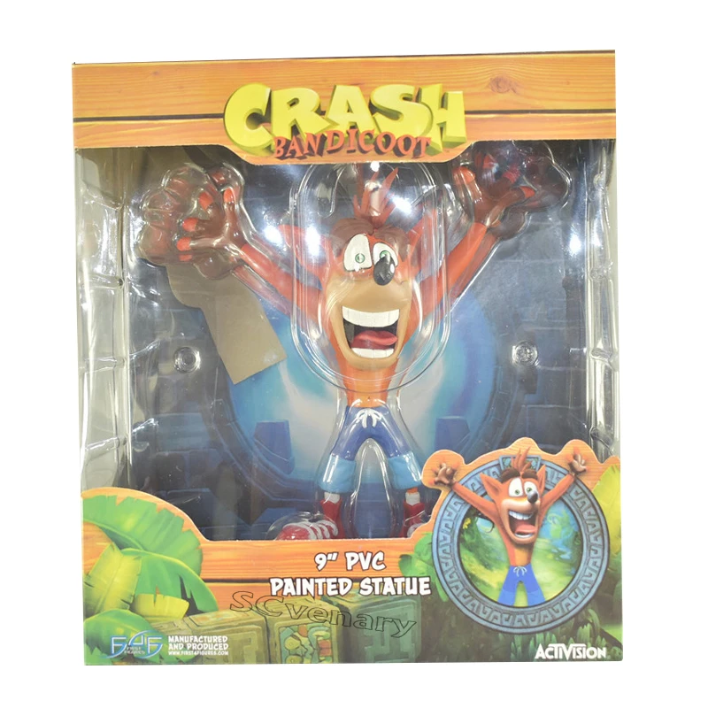 Crash Bandicoot Anime Action Figure Game PVC Collectible Model Toys 22.5cm | Игрушки и хобби