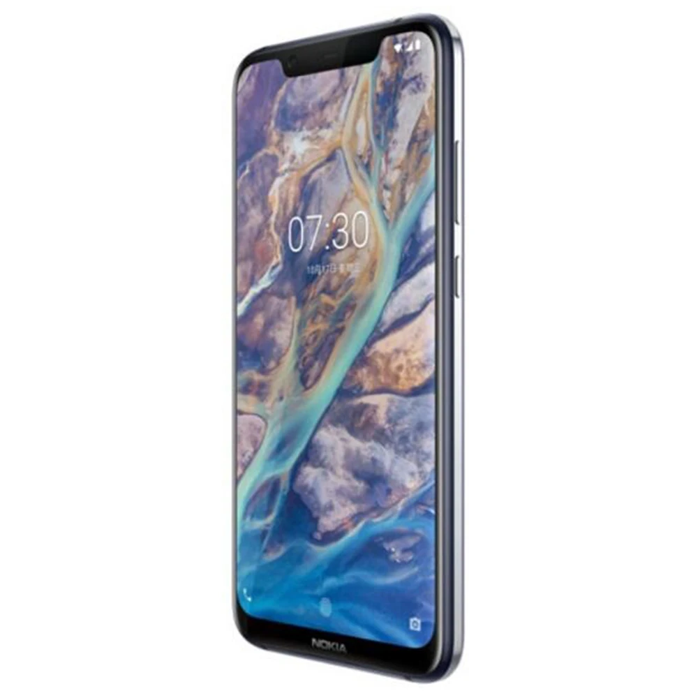 Nokia X7 4G мобильный телефон 6 18 дюймов Android 8 1 Oreo Snapdragon 710 Восьмиядерный 2 ГГц ГБ ОЗУ 128