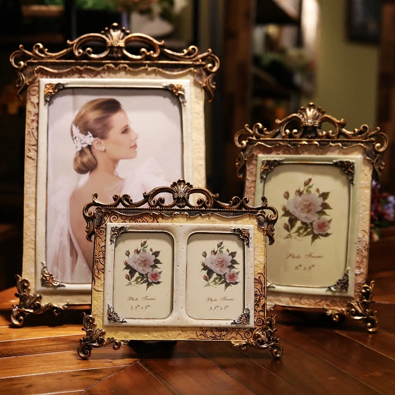 Resin Vintage Creative Photo Frame Wall-Mounted European Style Picture | Дом и сад