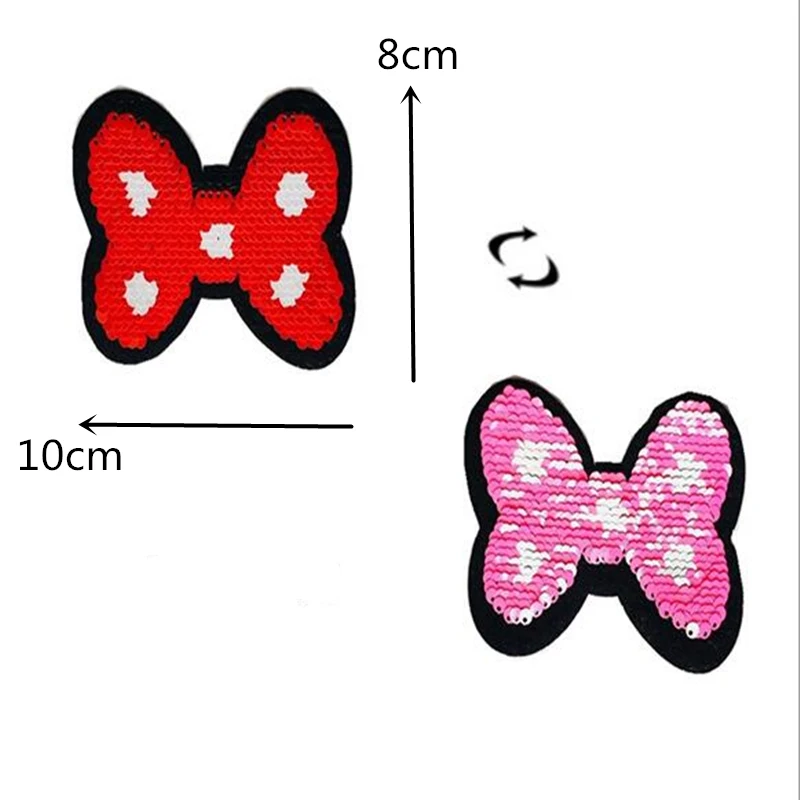 MIX Designs Reversible Change Color Sequins Patches Iron Sew On For Clothes DIY Patch Applique Crafts | Дом и сад