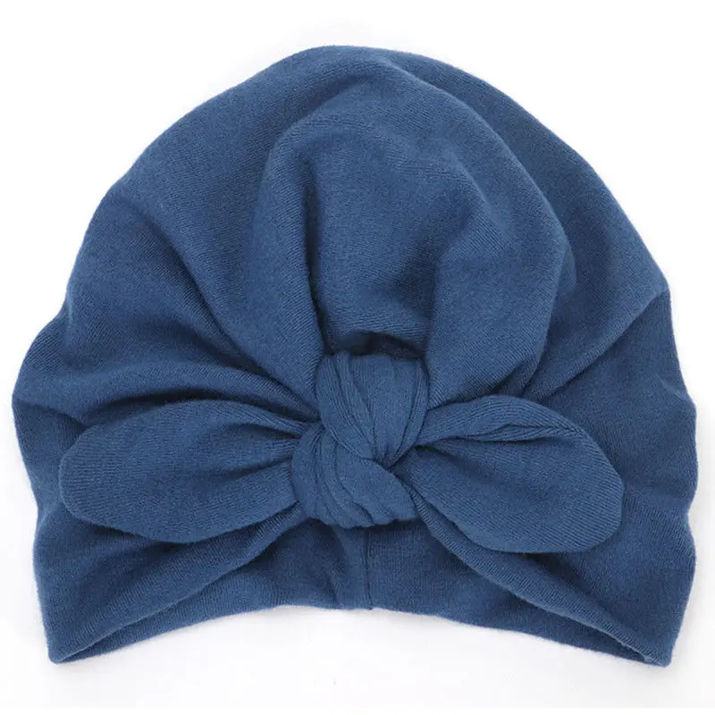 Cute Newborn Toddler Kids Baby Boy Girl Soft Turban Cotton Beanie Hat Cap |