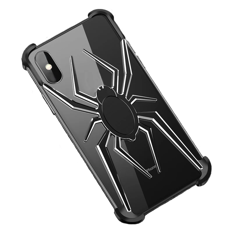 Металлический бампер рамка чехол для iPhone XS XR, сверхмощный Броня противоударный алюминиевый сплав защитный чехол с функциями поддержки