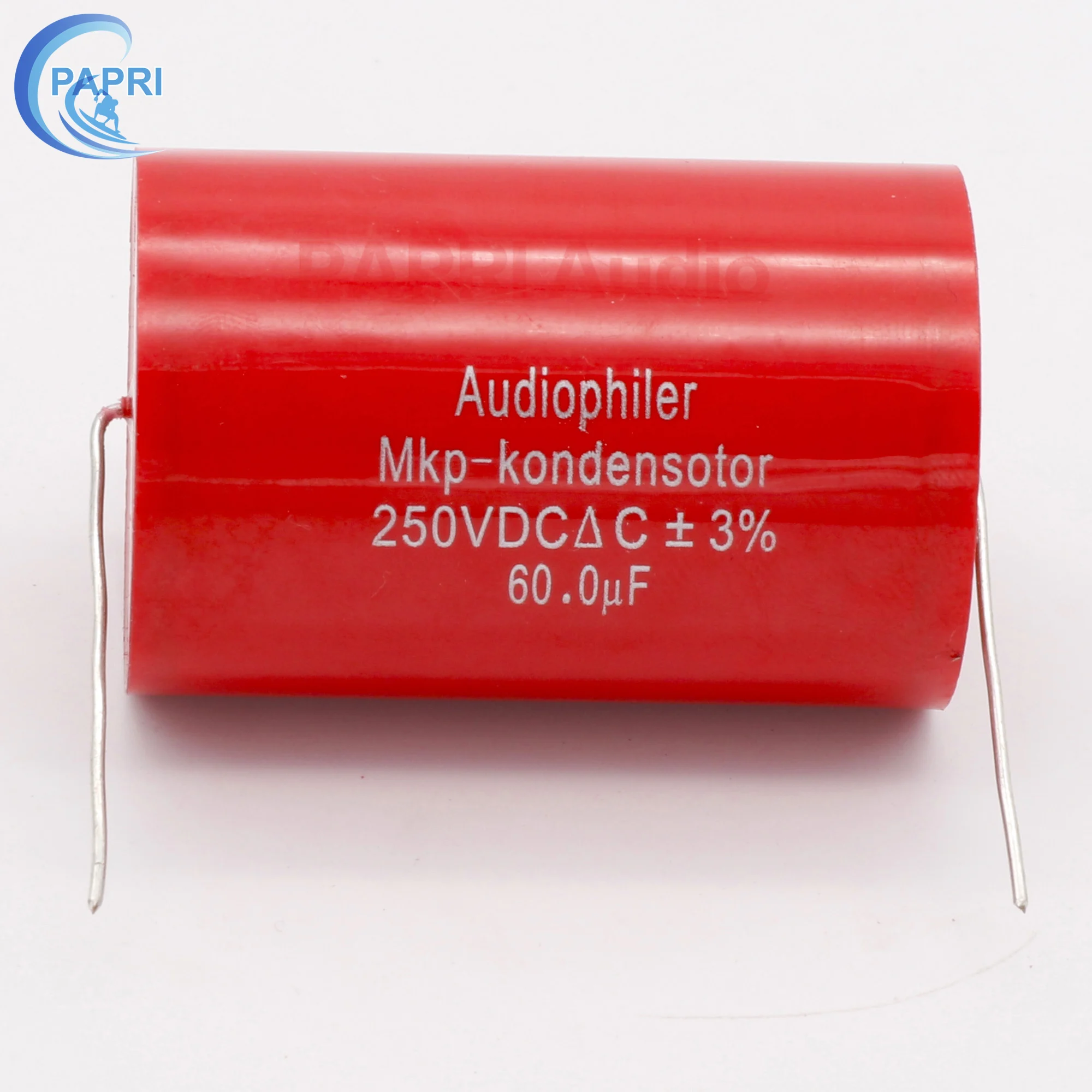 PAPRI 60 мкФ 250VDC Axial MKP DIY Аудио Конденсатор для HiFi трубки гитарного усилителя лот/1 шт.