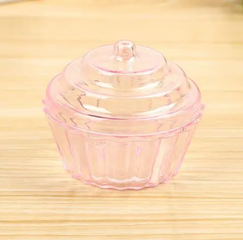 Прозрачная мини подставка для торта Cupcake Favor коробка конфет свадьбы дня рождения