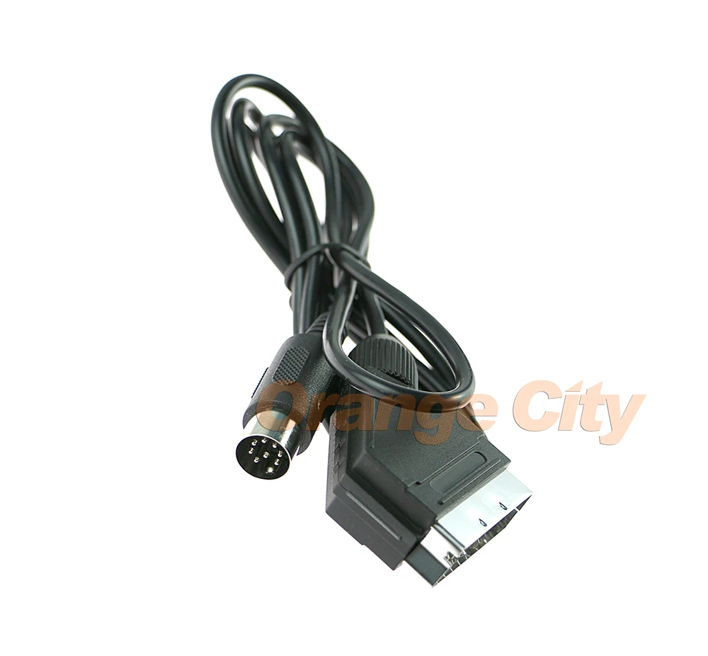 ChengChengDianWan NTSC C pin 6ft 10pin RGB Scart AV кабель 1 MD для игровой консоли Sega Saturn 20 шт./лот|md sega|md