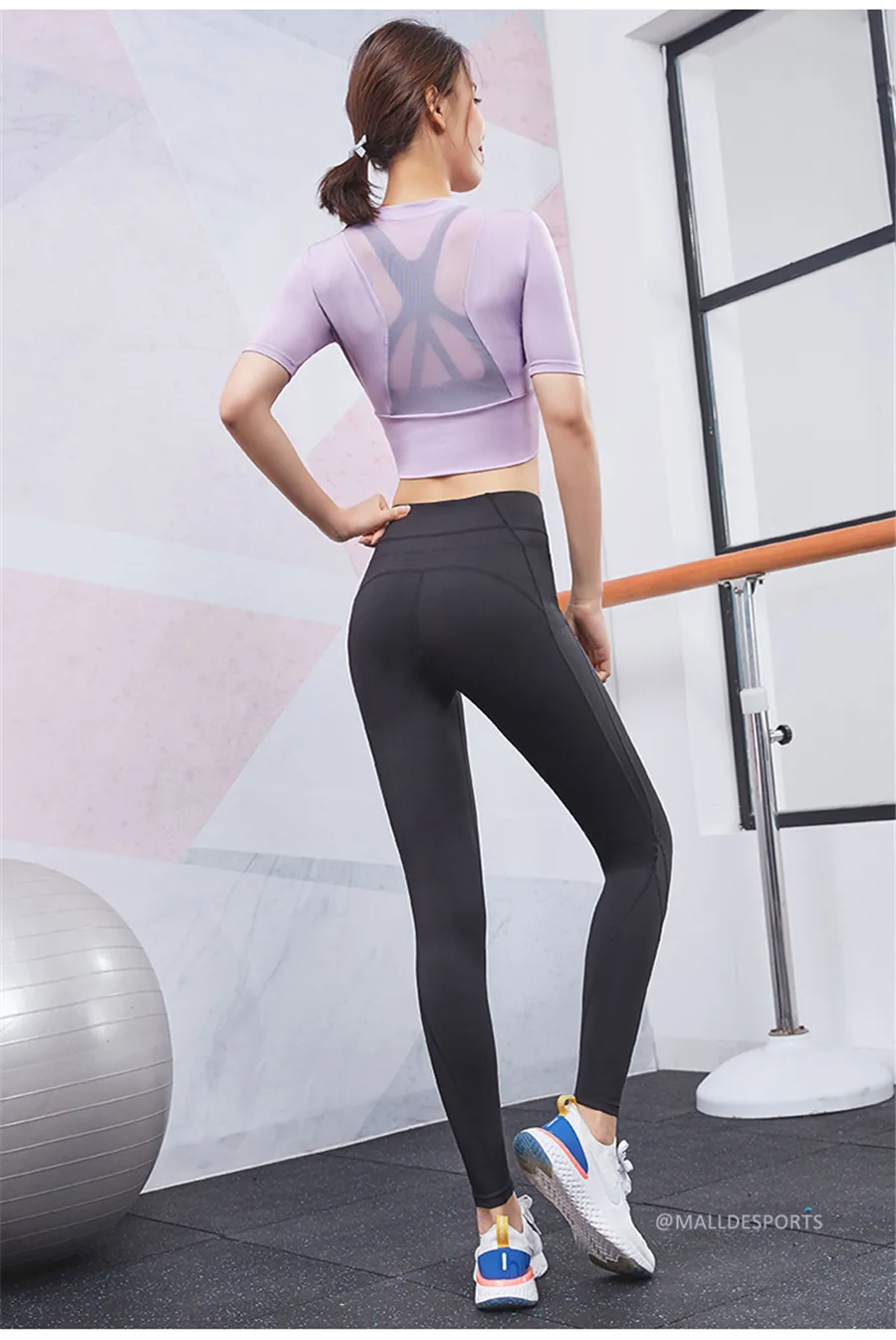 Vansydical Seamless Sport Shirt Women Sport Top Fitness Women Strappy Crop Top Yoga Women Gym Tops Ladies Workout Shirt Sexy