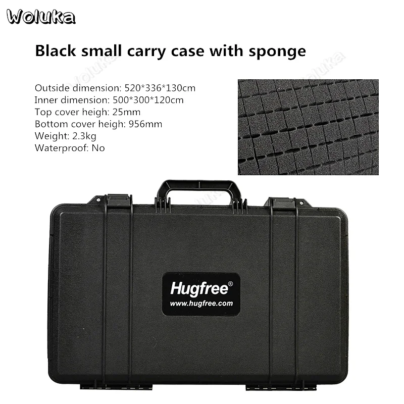 Black small case Фотографический чехол светильник чехол/Фотографическая Тележка коробка/ящик для инструментов защитный светильник коробка CD50 T11 - Цвет: Black small case