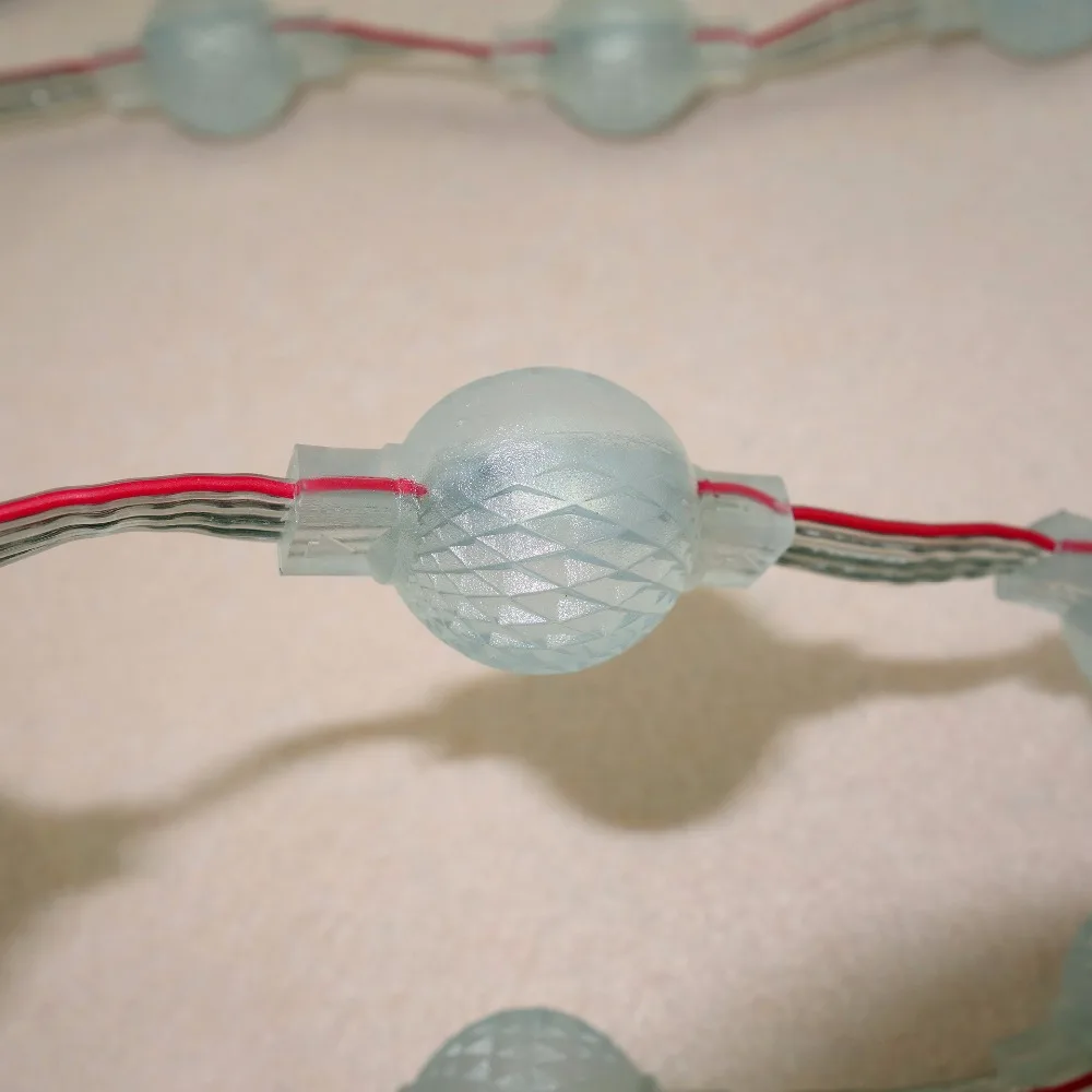 40 шт./струна 20 мм DC5V WS2811 светодиодная адресная rgb полноцветная Пиксельная лампа IP68