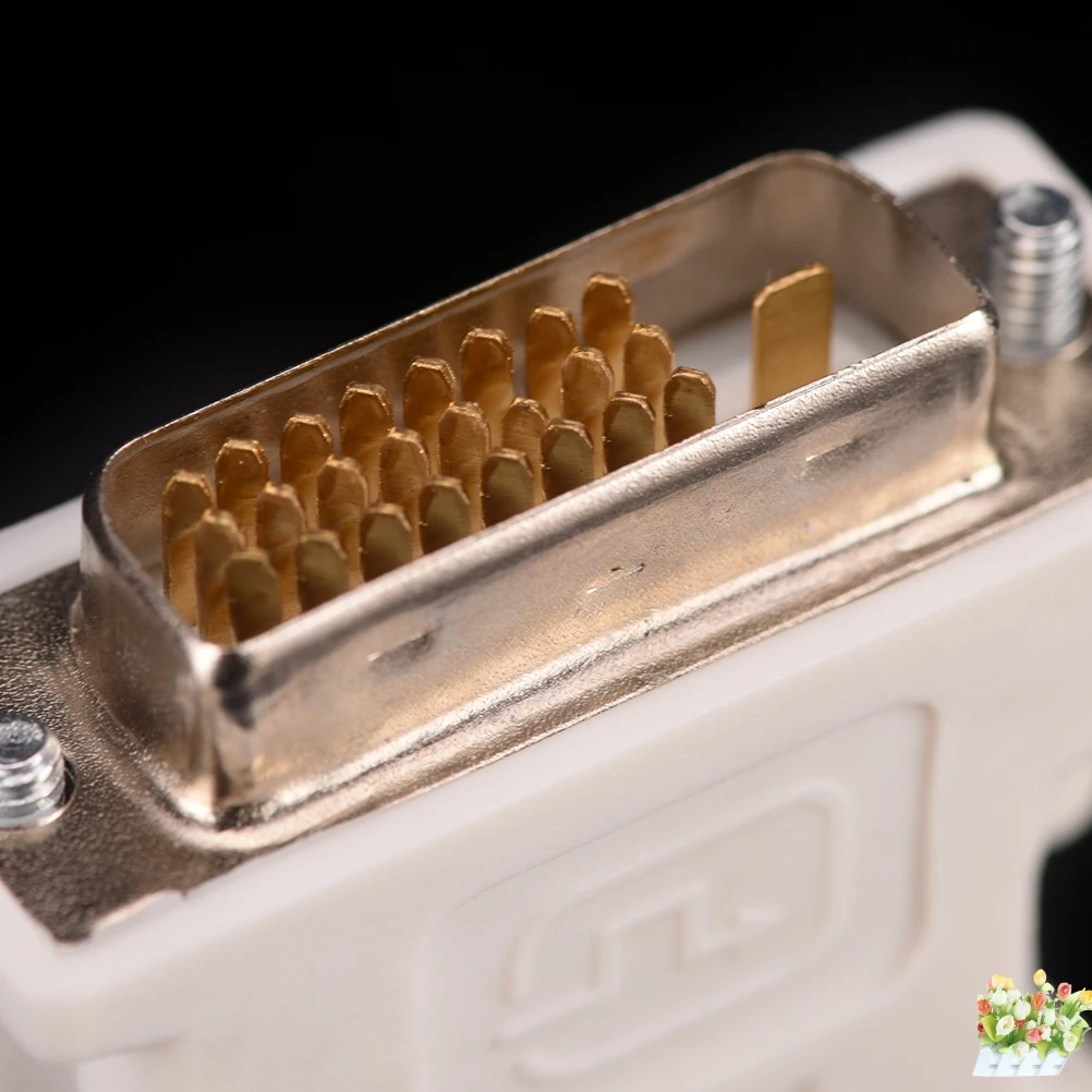 1 шт. DVI 24 + Pin D M для VGA F адаптер 25 (Dual Link) мужчина до 15 Женский видео монитор