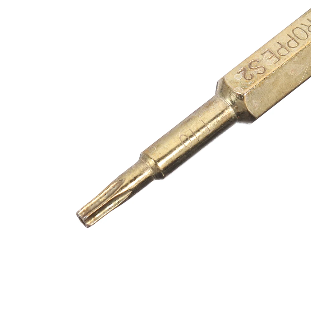 Набор Магнитных отверток Broppe 12 шт. золото 50 мм сталь S2 1/4 дюйма шестигранный