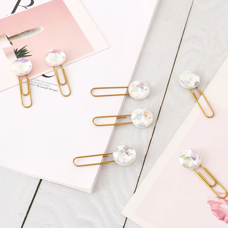 Пачка 10 шт./кор. оригинальные креативные милые школьные металлические скрепки