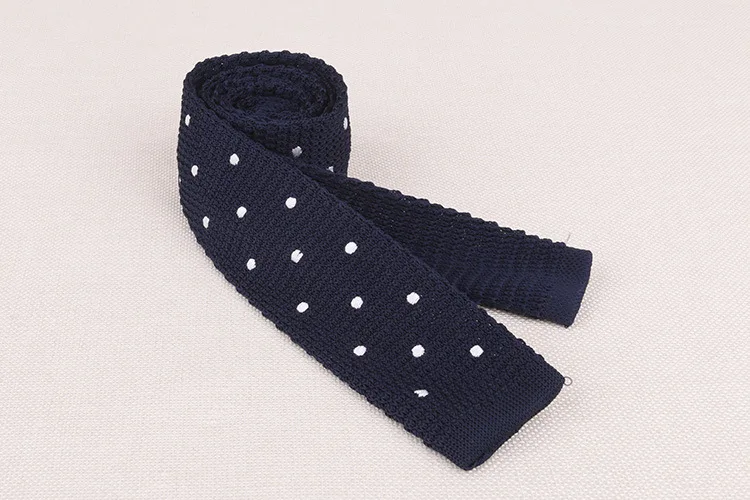 Популярная вязаная вышитый узкий галстук Skinnynecktie 5 см с плоской головкой якорь галстук с изображением звезд Мужские аксессуары галстуки Свадебная вечеринка банкет