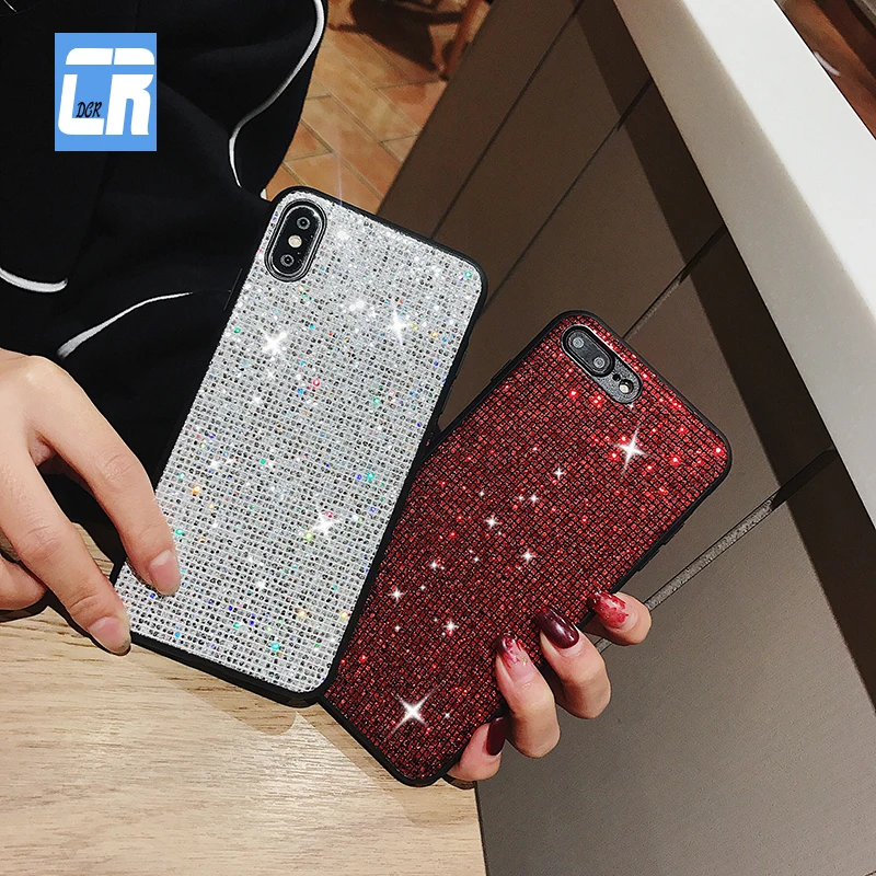 Luxury Diamond Phone Case for iPhone X XS MAX XR Cover Sexy Glitter Rhinestone Silicone Protector 6 6s 7 8 Plus |