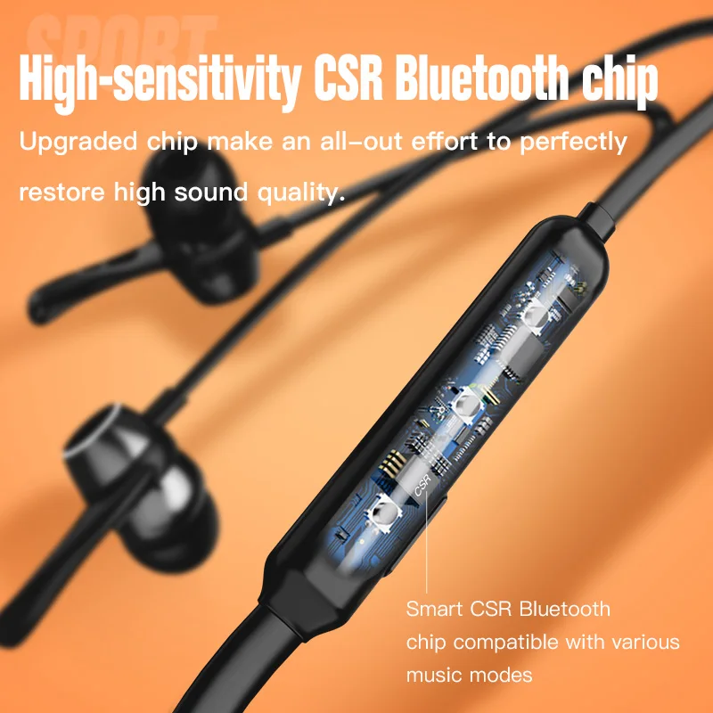 CHICLITS Bluetooth наушники ES11 беспроводные IPX5 водонепроницаемые стерео Бас спортивные