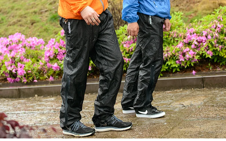 Naturehike Открытый дождевик водонепроницаемые штаны для защиты от дождя w/эластичный пояс портативные складные брюки сверхлегкие и складные для мужчин/wo мужчин