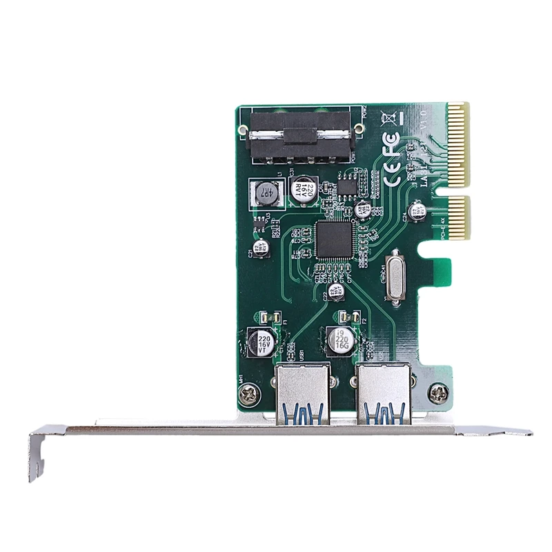 AAAJ Pci E к 2 портовому Usb3.1 Type A Express Expansion Card Controller Adapter Superspeed 10 Гбит/с большим 4