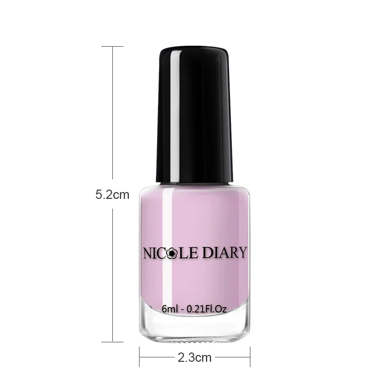 Лак для ногтей NICOLE DIARY Series 6 мл лак дизайна розовый на водной основе