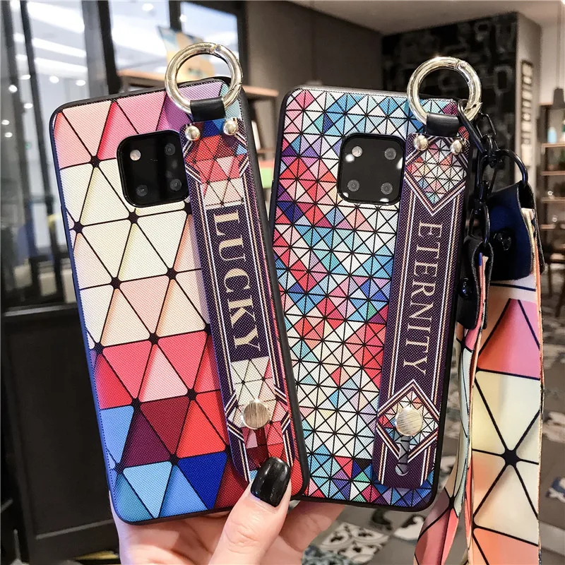 Чехол для телефона huawei Honor 20 Pro 10 Lite P30 P20 Pro mate 20 Pro Nova 2s 3 3i 3E 4 4e чехол на запястье с Lanya