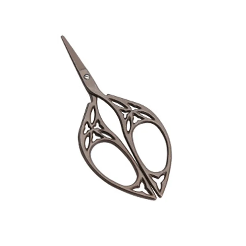 Рукоделие Thrum Fancywork Dressmake Scissor ткань резьба ножницы швейная игла Вышивка крестом портной пряжи винтажная отделка - Цвет: Titanium