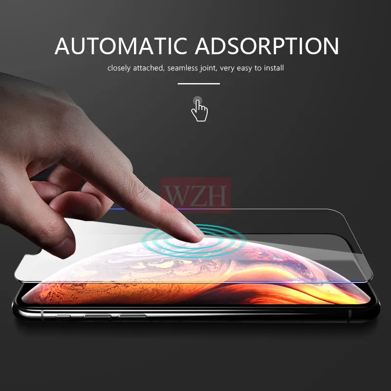 Стекло на iPhone XS Max XR 6 7 8 plus 2.5D изогнутая защитная пленка из закаленного стекла для