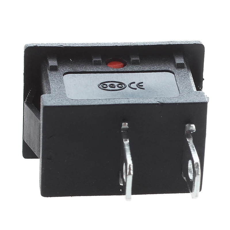 20 шт. x красная кнопка 2 Pin SPST ВКЛ-ВЫКЛ Мини лодка кулисный переключатель 10A/125V 6A/250V AC